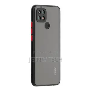 Case for Oppo A15 Case (Semi Transparent Hard Cover)