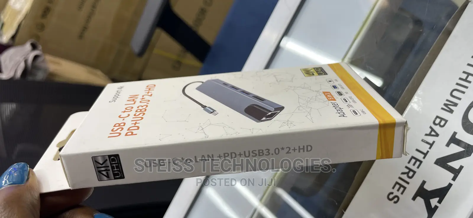 USB C to Lan Pd +Usb3.0*2+Hd