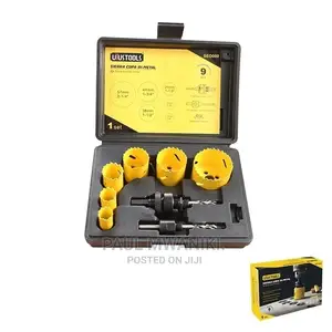 9 Piece Bi-Metal Hole Saw Set