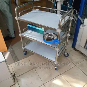 3 Shelves Instrument Trolley