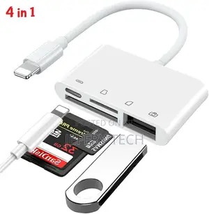 8 Pin to SD Memory Card Reader USB OTG Adapter for iPhone 13