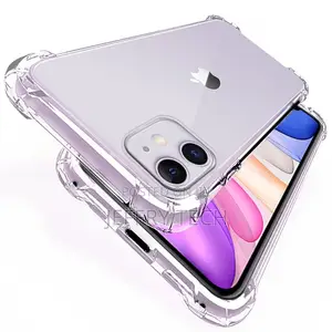 Silicone Clear Phone Case for iPhone 12 Pro XS MAX SE 2020