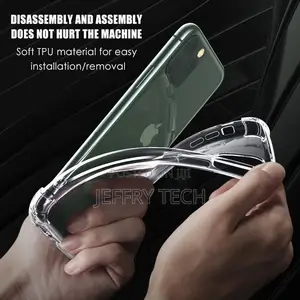 Silicone Clear Phone Case for iPhone 12 Pro XS MAX SE 2020