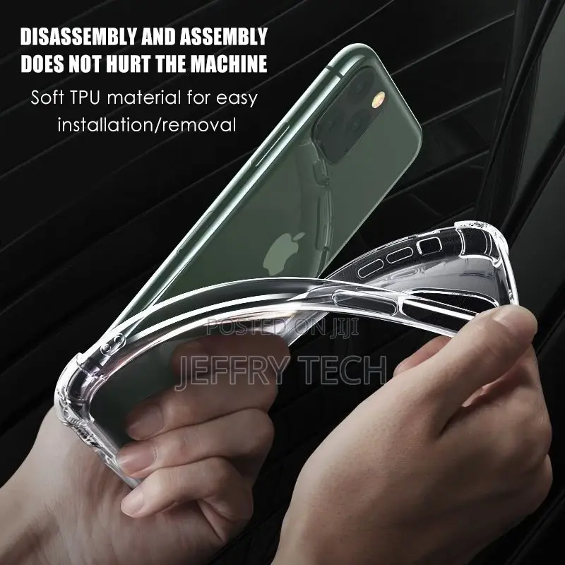 Silicone Clear Phone Case for iPhone 12 Pro XS MAX SE 2020