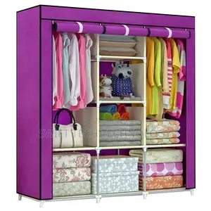 Metallic Wardrobe 3columns