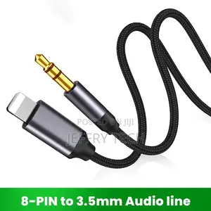 8 Pin to 3.5mm Jack AUX Cable Lighting to AUX Headphone Adap