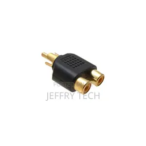 RCA Male to 2 RCA Female Converter