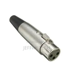 6mm 3 Pin XLR Jack Female-Adapter for Microphone Speaker 18A
