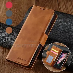 Samsung Z Fold 3 Caseme Leather Flip Case With Card Holder