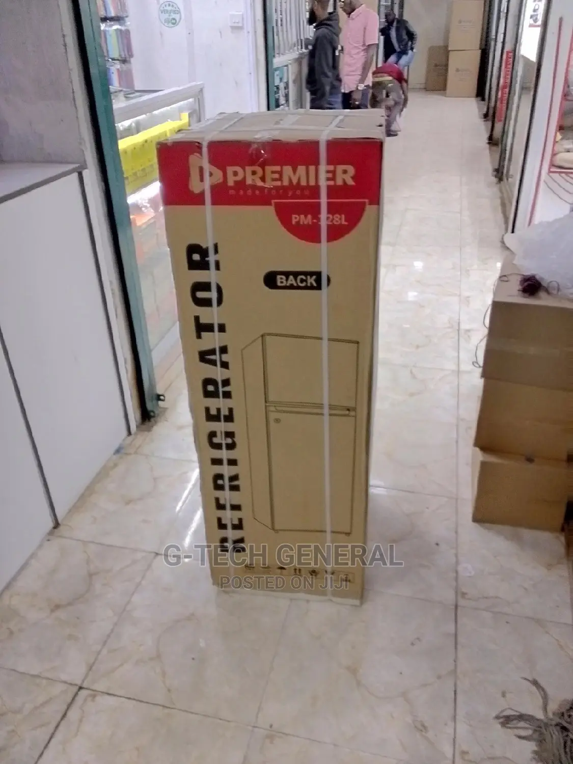 Premier 128L Double Door Refrigerator