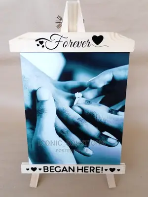 Photo Stand With Custom-Text