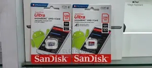 128GB Sandisk Memory Card.