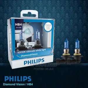 Philips HB4 Halogen Diamondvision Car Headlight Bulbs