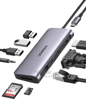 UGREEN USB-C Multifunction Adapter 9 in 1 USB-C to HDMI + D