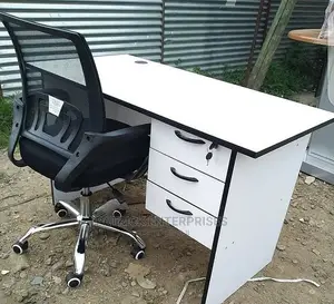 1.2 Mtrs Office Desk Plus Low Back Recliner Mesh Chair