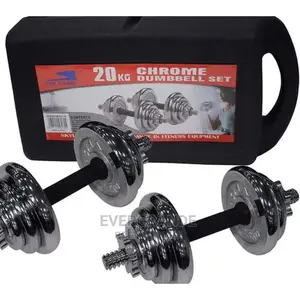 20 Kg Chrome Dumbbell Set;