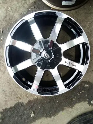 Size 18 Inches Prado Tx Black and Sliver Sport Rims Set