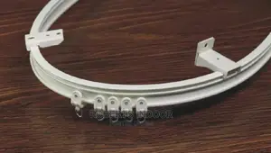 White Pvc New 6m Bendable Curtain Track Rail