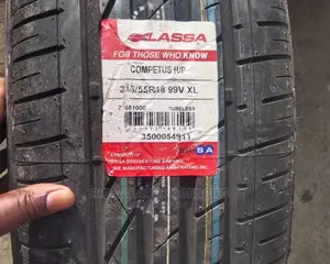 215/55 R 18 Lassa Tyres Made by Bridgestone Tyres Turkey.