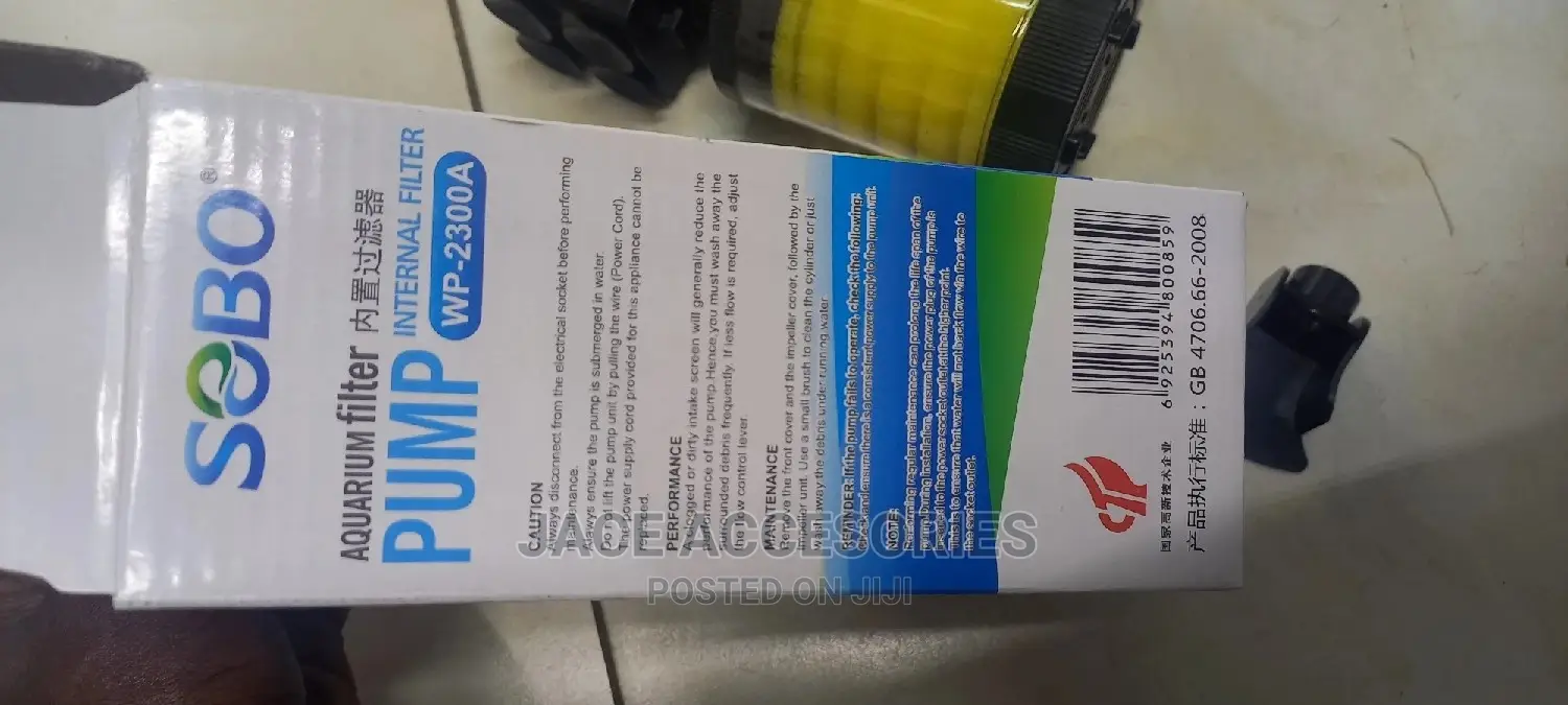 Sobo 21w Acquarium Filter 2300a 3 in One