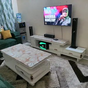 Pure Marble Coffee Table Plus TV Stand