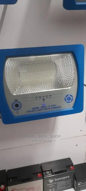 300w Solar Lighting System With Wifi Camera Ip67