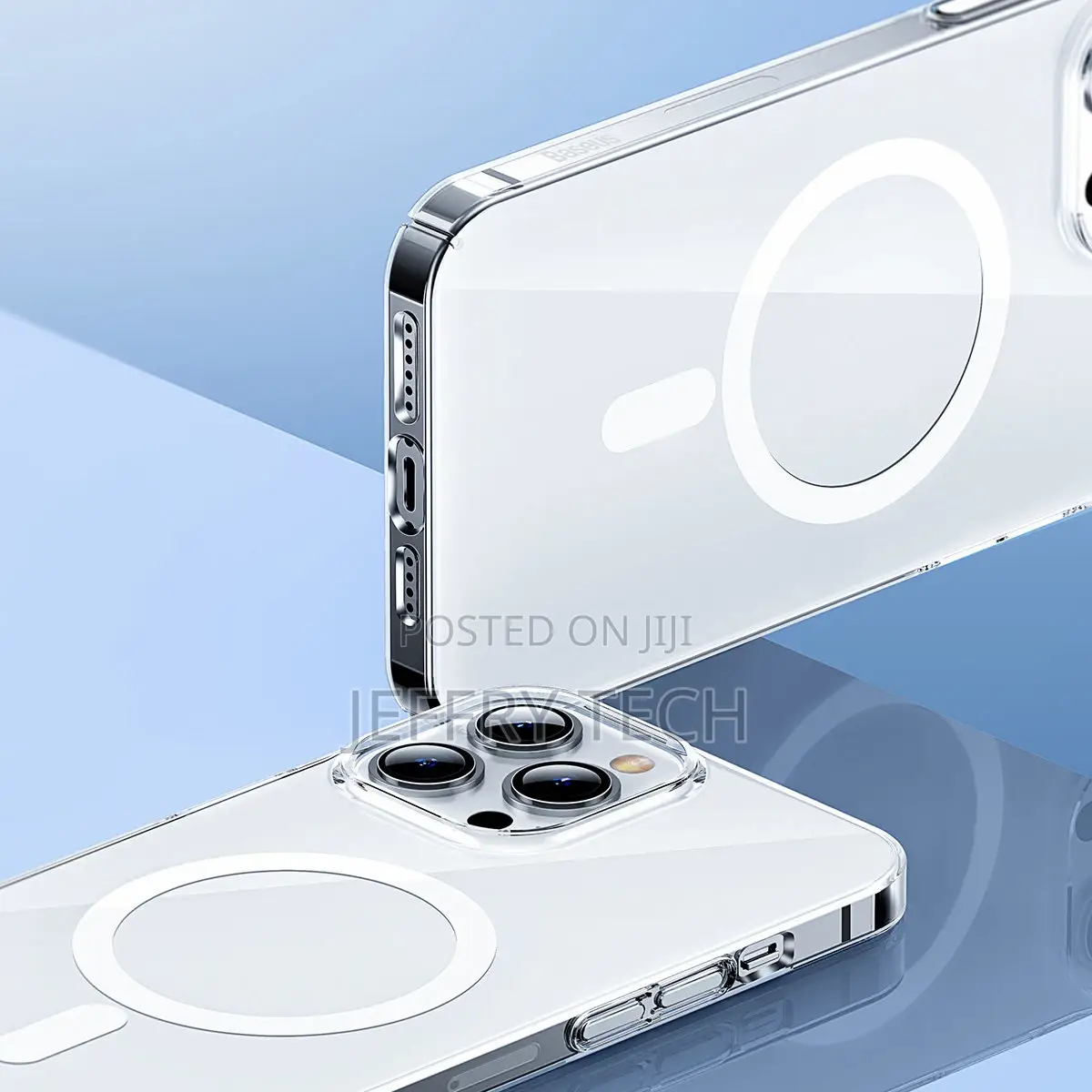 Magnetic Case for iPhone 13 Pro Max + Transparent Screen Gla