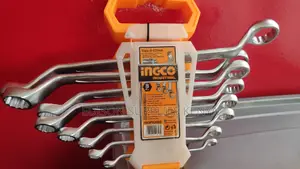 Spanner Set Offset Ring 8 PCS 6-22mm Ingco