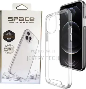 Clear Space Case for iPhone 13 Pro Max Shockproof Protective