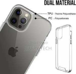 Clear Space Case for iPhone 13 Pro Max Shockproof Protective