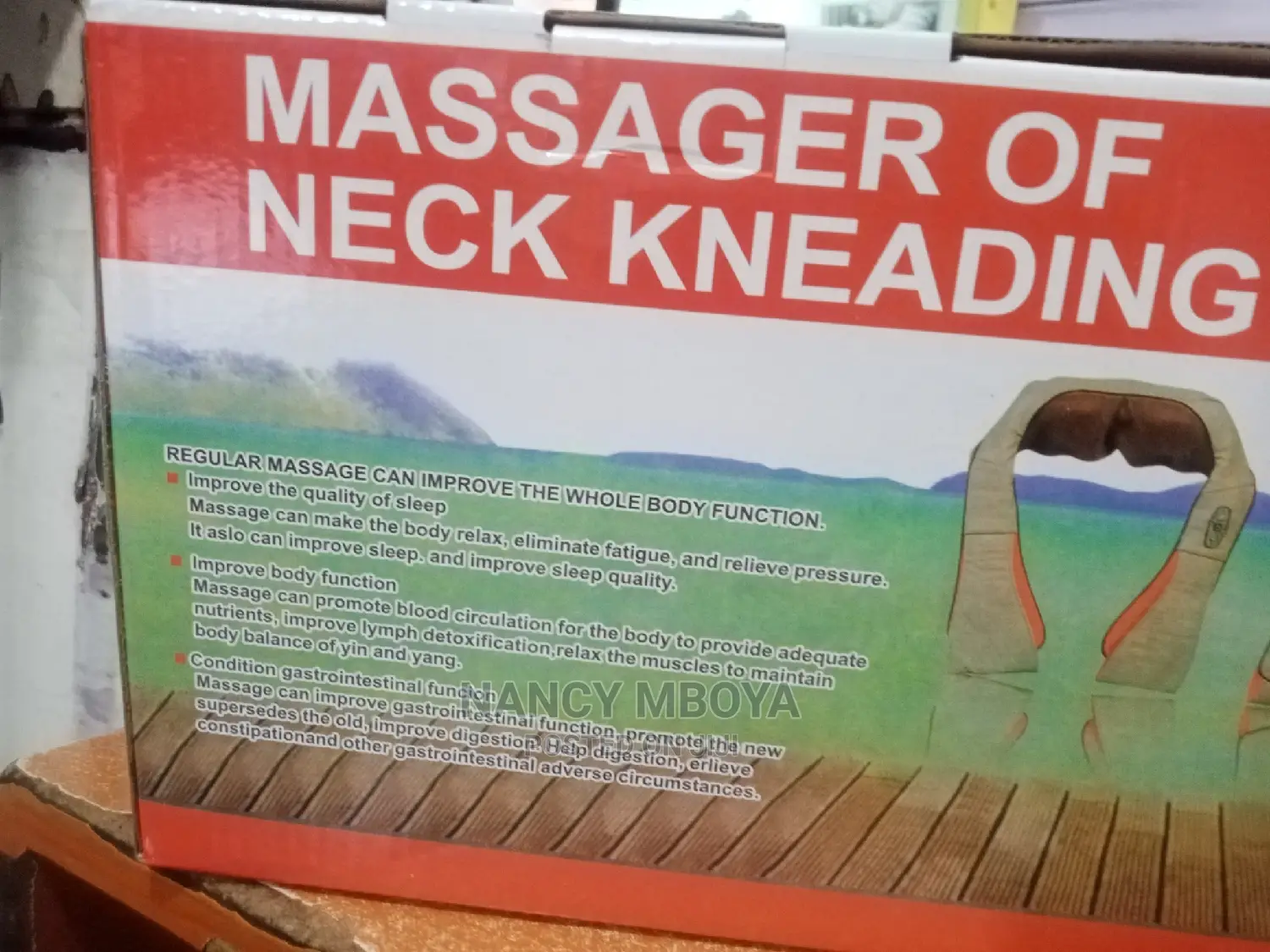 Neck Kneading Massage