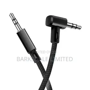 Audio Cable 3.5MM Male to Male Headphone Jack 1.5m Elbow 90
