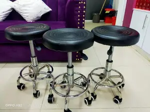 Black Manicure Pedicucure Stools