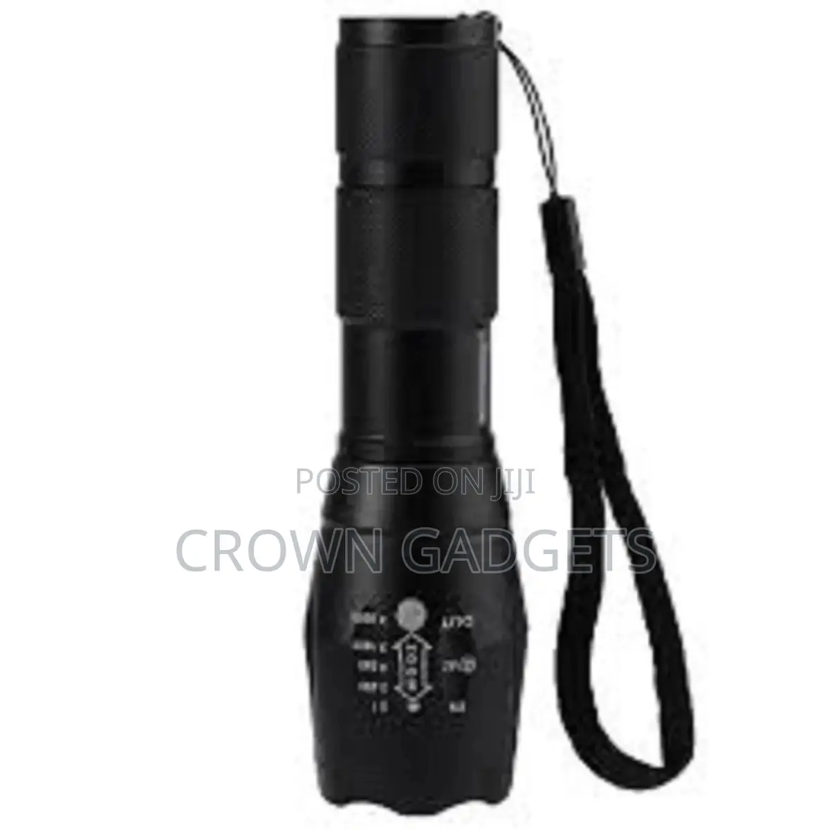 Zoomable XM-L T6 Green Light LED Flashlight Focus Torch