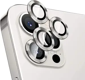 iPhone 12 Pro Max Camera Lens Protector, Silver