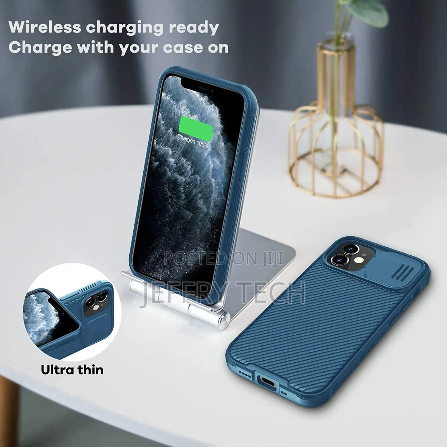 Nillkin Camshield Case for iPhone 12 Pro Max - Blue