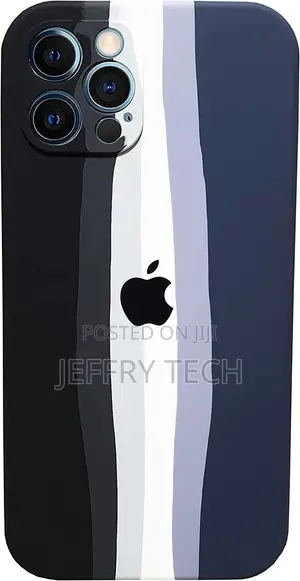Silicone iPhone Phone Case Cover for iPhone 12 Pro Max (Mult