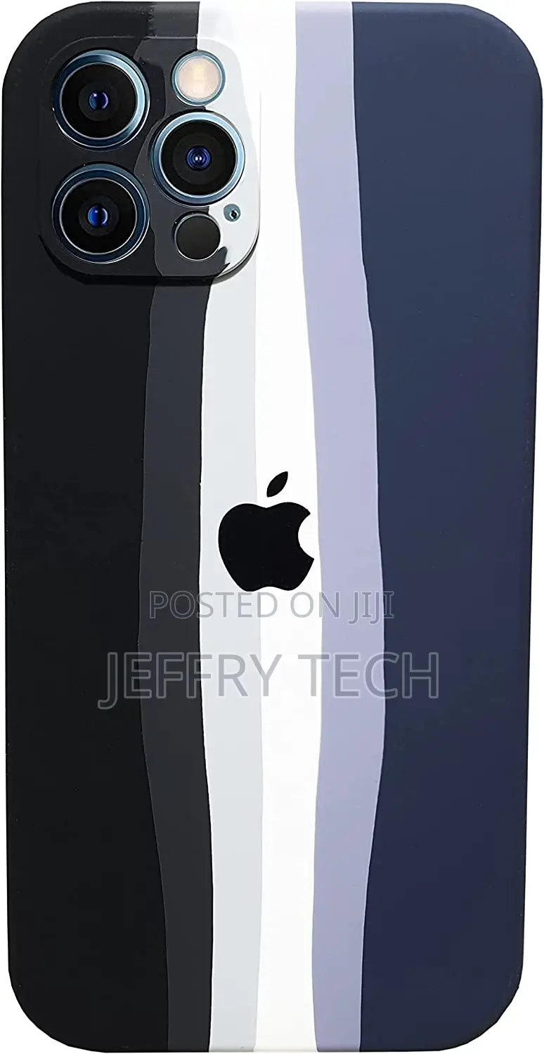 Silicone iPhone Phone Case Cover for iPhone 12 Pro Max (Mult