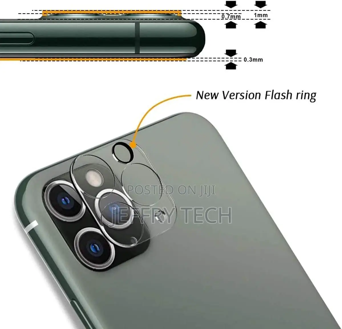 Tempered Glass Camera Lens Protector for iPhone 13 (6.1)/Iph