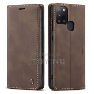 Samsung Galaxy A21S Case, Retro PU Leather A10s Inner Wallet