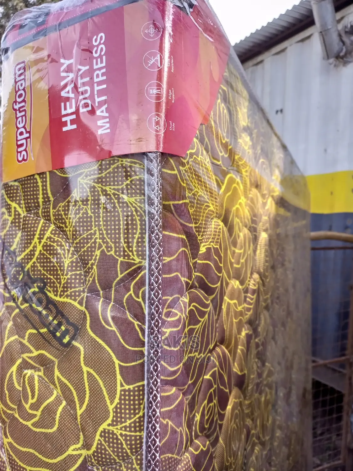 Quiet Night on This Mattress! 4ft X 6ft Quilted High Density