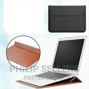 Leather Laptop Carry Pouch Sleeve Case Stand Bag for Apple I