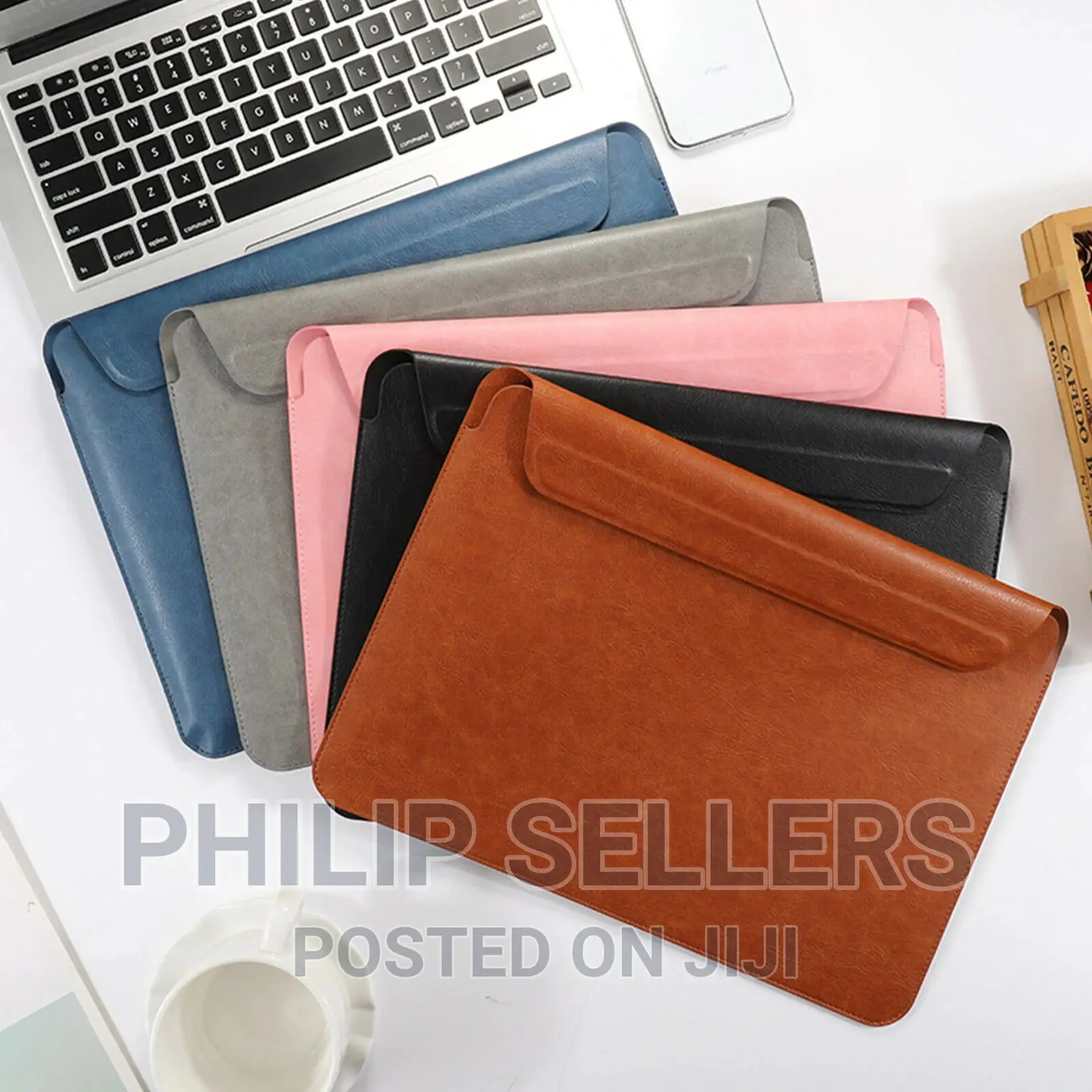 Leather Laptop Sleeve Bag Cover Case Shell for Macbook Pro/A