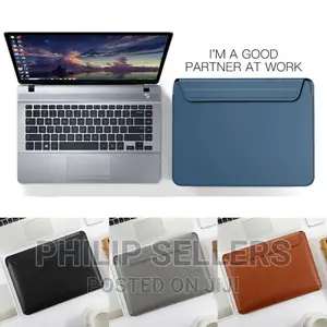 Leather Laptop Sleeve Bag Cover Case Shell for Macbook Pro/A
