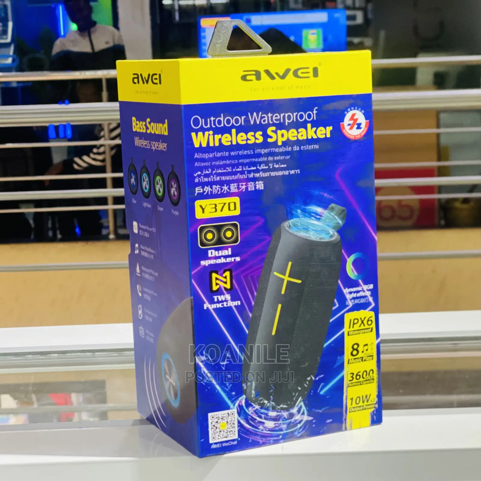 Awei Outdoor Waterproof Wireless Speaker