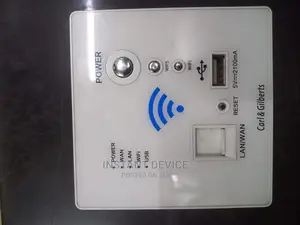 Multi-Functional In-Wall Wireless Wifi Router With Usb-Charg