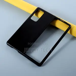 Rubberized Hard PC Shell for Samsung Galaxy Z Fold 2 5G, Bla