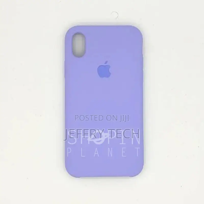 iPhone X / XS Silicone Case Light Purple