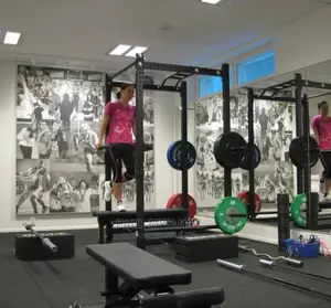 Heavy Duty Gym Rubber Flooring.
