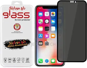 For iPhone 11 Privacy Full Glass Screen Protector - Black By